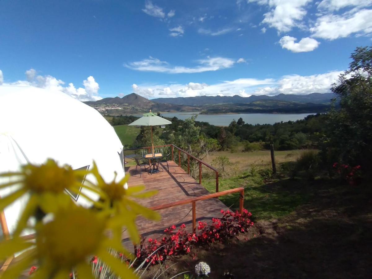 Glamping La Villa Guatavita Eksteriør billede