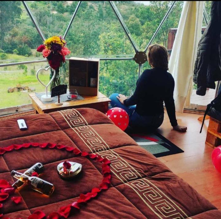 Glamping La Villa Guatavita Eksteriør billede