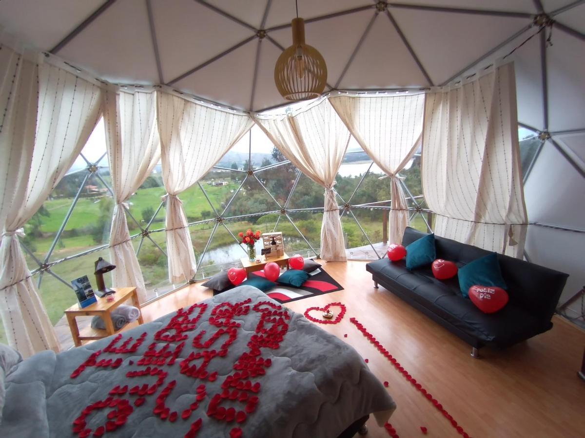 Glamping La Villa Guatavita Eksteriør billede