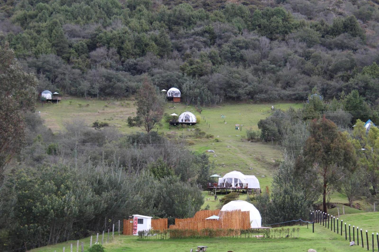 Glamping La Villa Guatavita Eksteriør billede