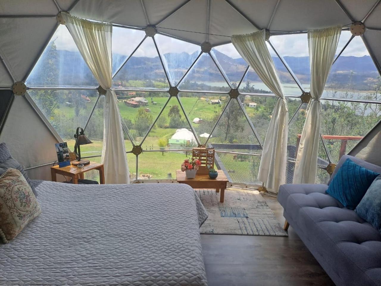Glamping La Villa Guatavita Eksteriør billede