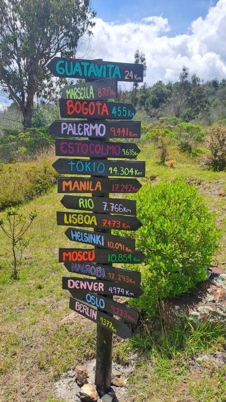 Glamping La Villa Guatavita Eksteriør billede