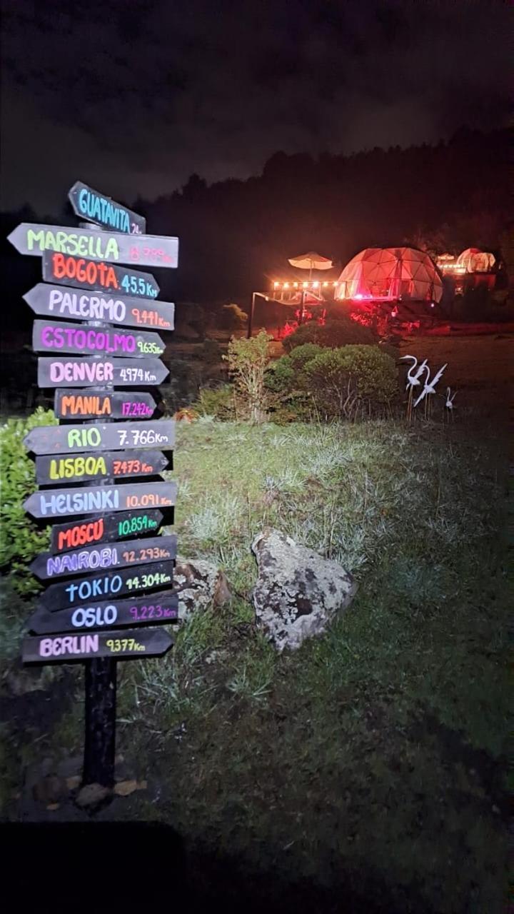 Glamping La Villa Guatavita Eksteriør billede