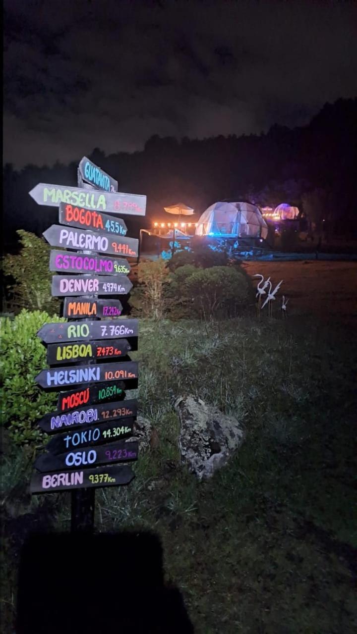 Glamping La Villa Guatavita Eksteriør billede
