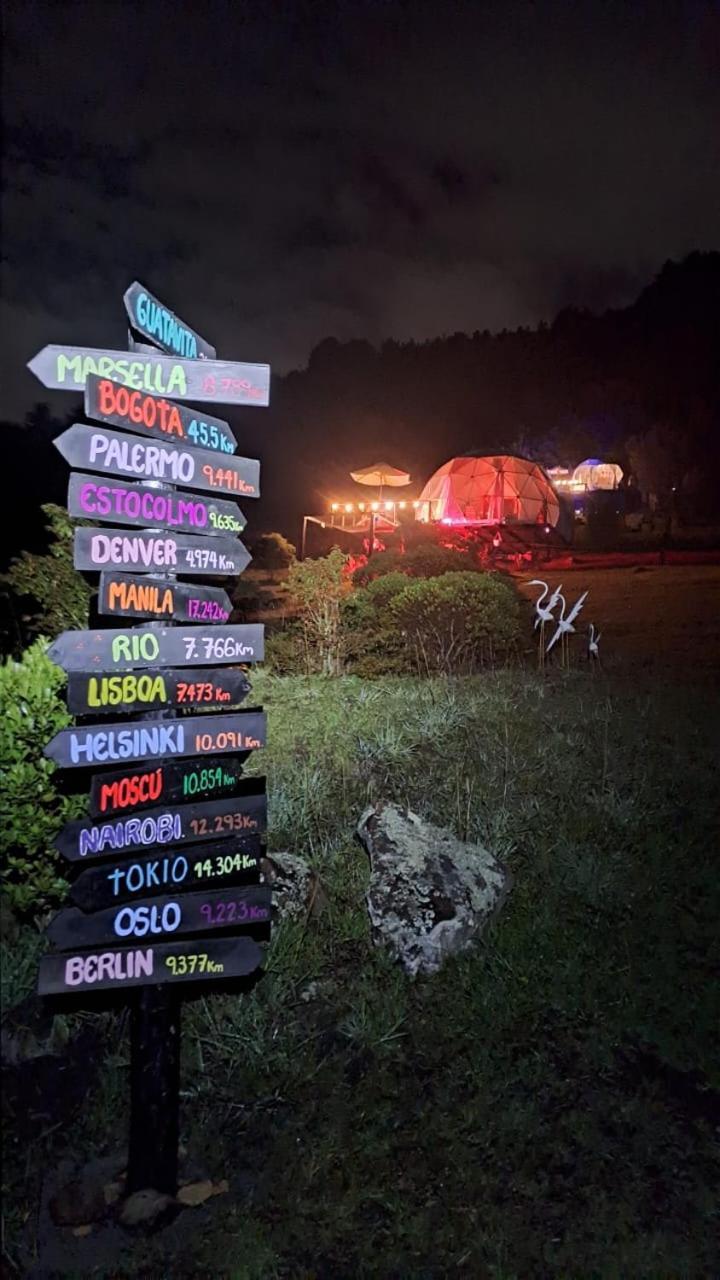 Glamping La Villa Guatavita Eksteriør billede